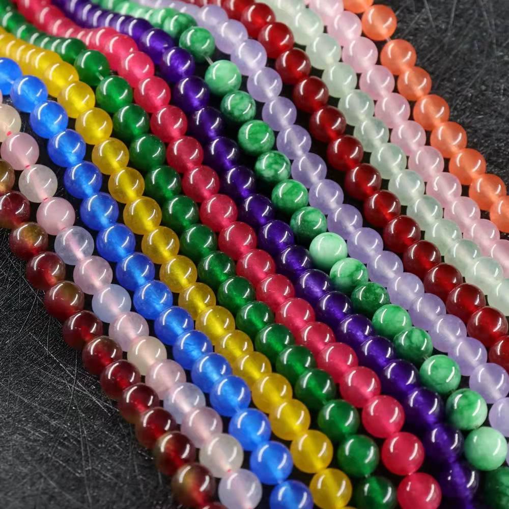 Promotional Natural Stone Half-Finished Bead Stringing Handmade DIY Accessories Phone Accessories Decorative Accessories Hair Accessories Beads Agate Beads