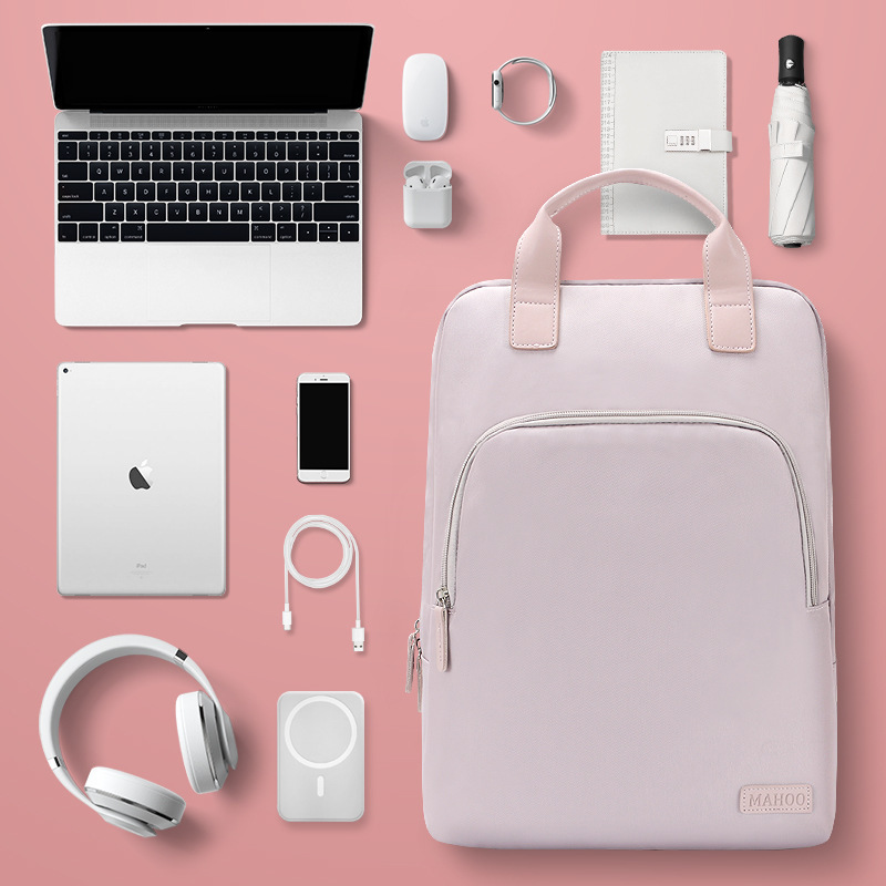 Schoolbag Women's Backpack Casual New Fashion Student Bag Travel Bag Korean-style All-match Student Ins Computer Bag Double Schoolbag Women's Backpack Casual New Fashion Student Bag Travel Bag Korean-style All-match Student Ins Computer Bag Double
