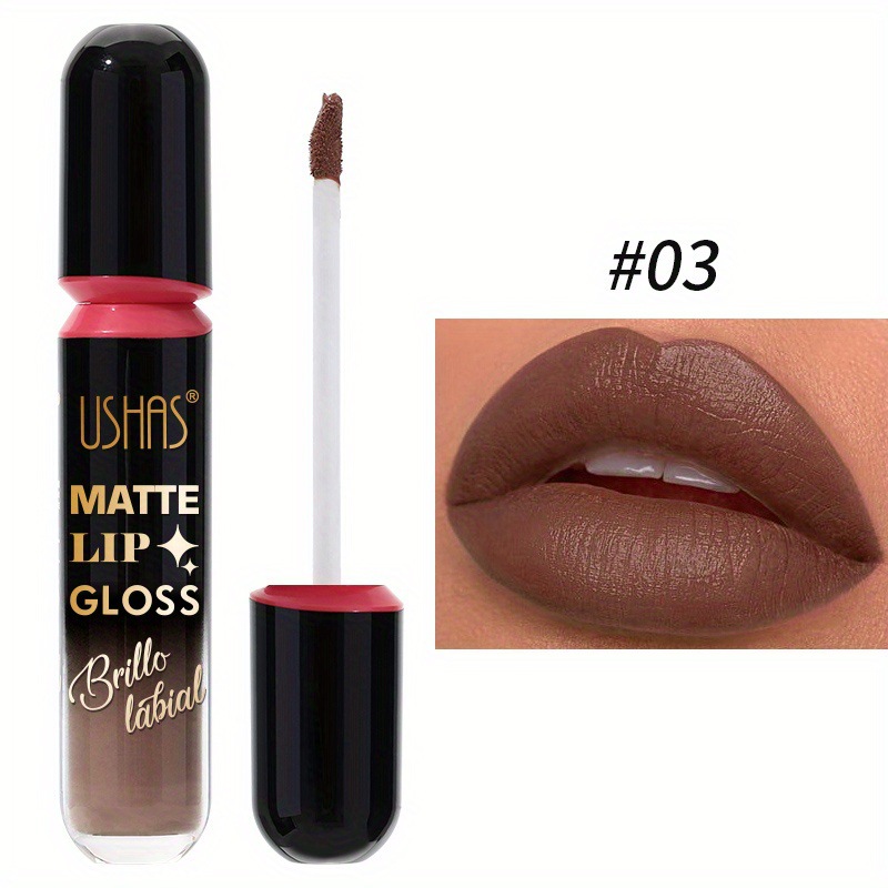 USHAS Europa y los Estados Unidos transfronterizos spot batería labial líquida impermeable batería labial líquida no pega taza no pierde color maquillaje labial LG2504A