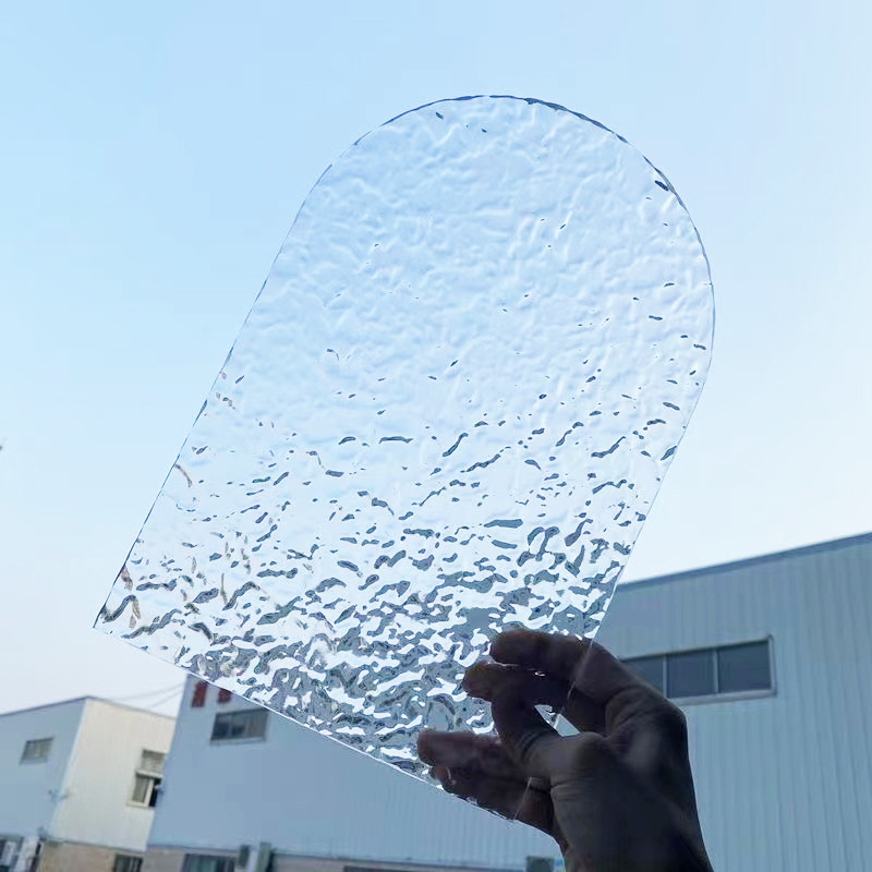 透明亚克力水波纹玻璃画板diy彩绘郁金香夜灯摆件手工礼物