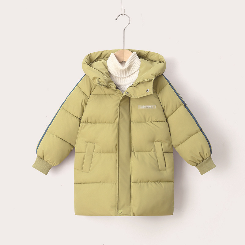 839 ropa infantil ropa de algodón engrosada para niños ropa de algodón mediana y larga chaqueta de algodón para niños y niñas comercio exterior