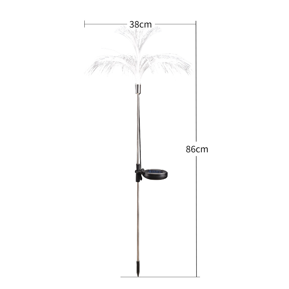 Amazonas solar lámpara de manguera de fibra óptica jardín atmósfera decoración LED patio lámpara de color al aire libre lámpara de césped impermeable