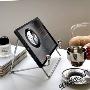 Ins-Style Metal Desktop Tablet Stand Reading Support Stand Study Rack Lazy iPad Portable Iron Art