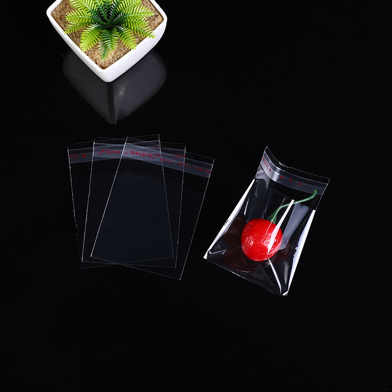 Long strip OPP self-sealing transparent bags, bulk wholesale plastic packaging bags, transparent adhesive bags, high-end 30