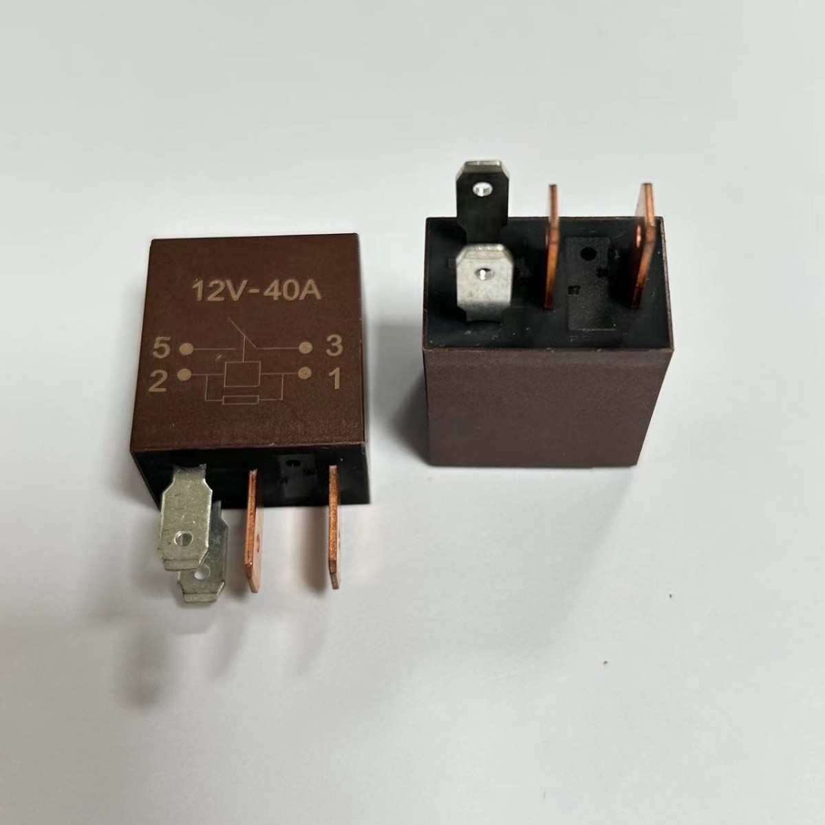 紫罗兰汽车继电器4脚5脚配焊插座30A-12V银触点