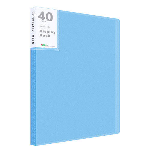 New product transparent a5 color 40-page information booklet wholesale thickened insert folder loose-leaf folder printing logo