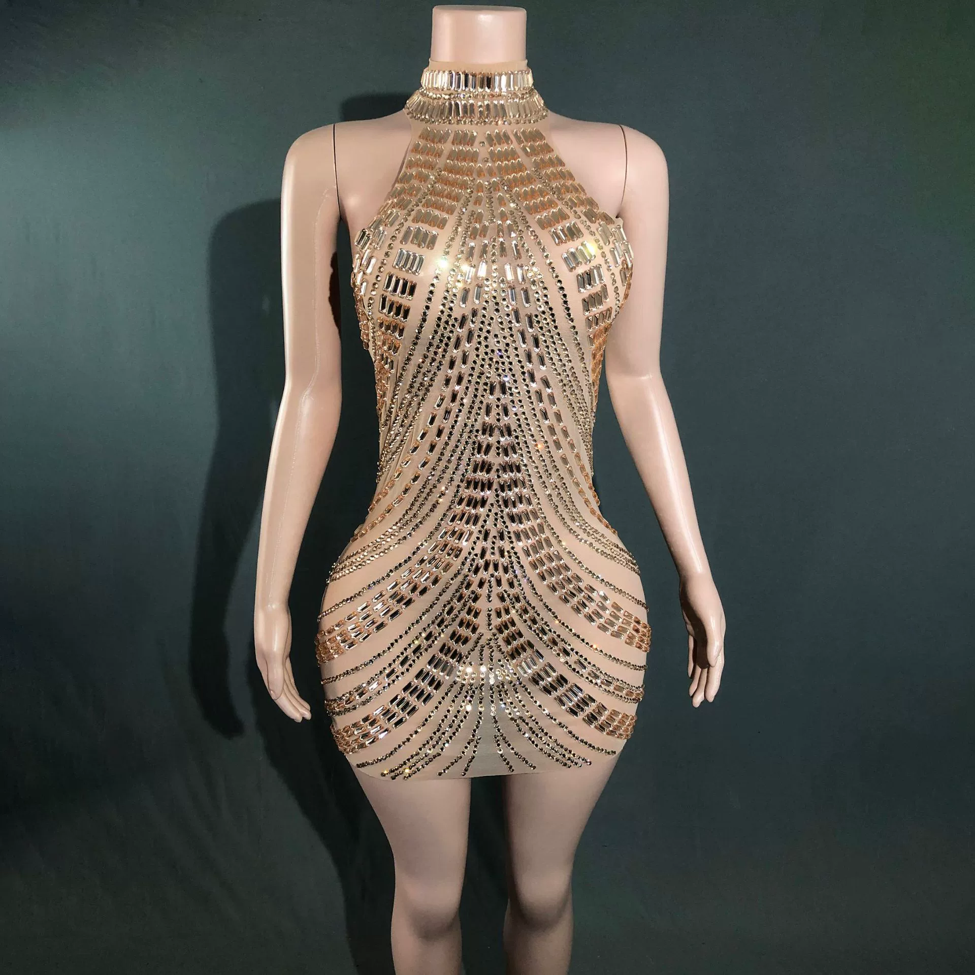 Европа и США горячее бриллиантовое платье