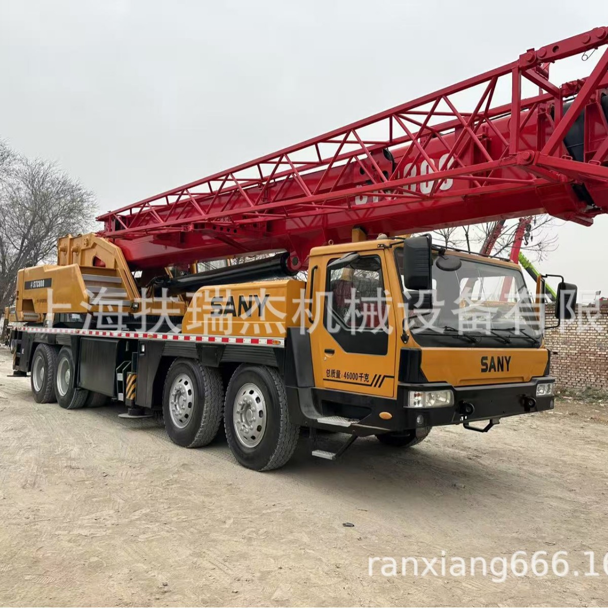 三一80吨汽车吊二手机器三一STC800汽车起重机