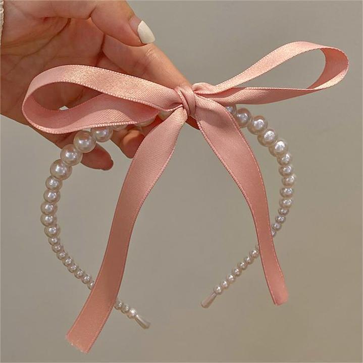 Women's Cute Sweet Bow Knot Plastic Handmade Hair Band display picture 6