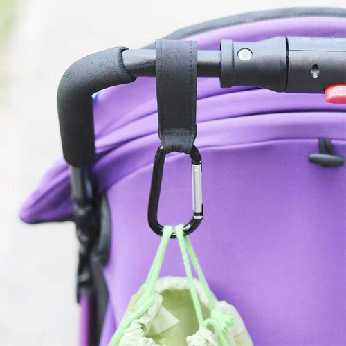 Stroller hook, stroller hook, stroller Velcro carabiner car metal hardware hook