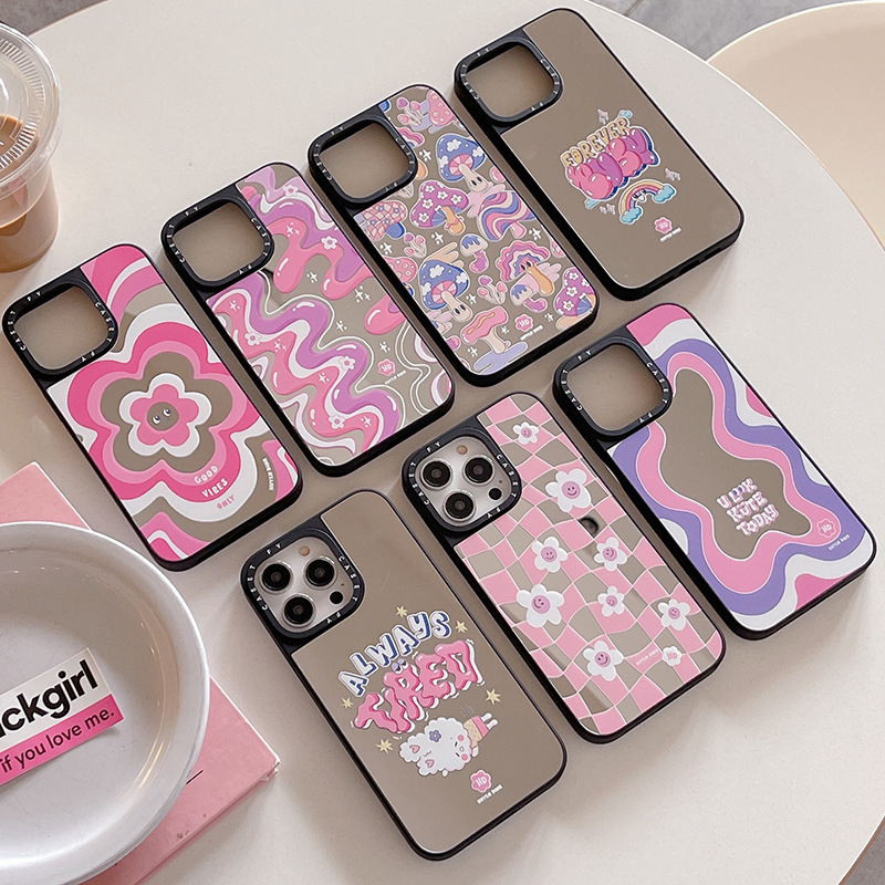Girl Power Is Suitable for Apple iPhone 17 Pro Max Phone Case 13 Trendy Brand 12 Anti-Drop 15 Plus Mirror Surface 14