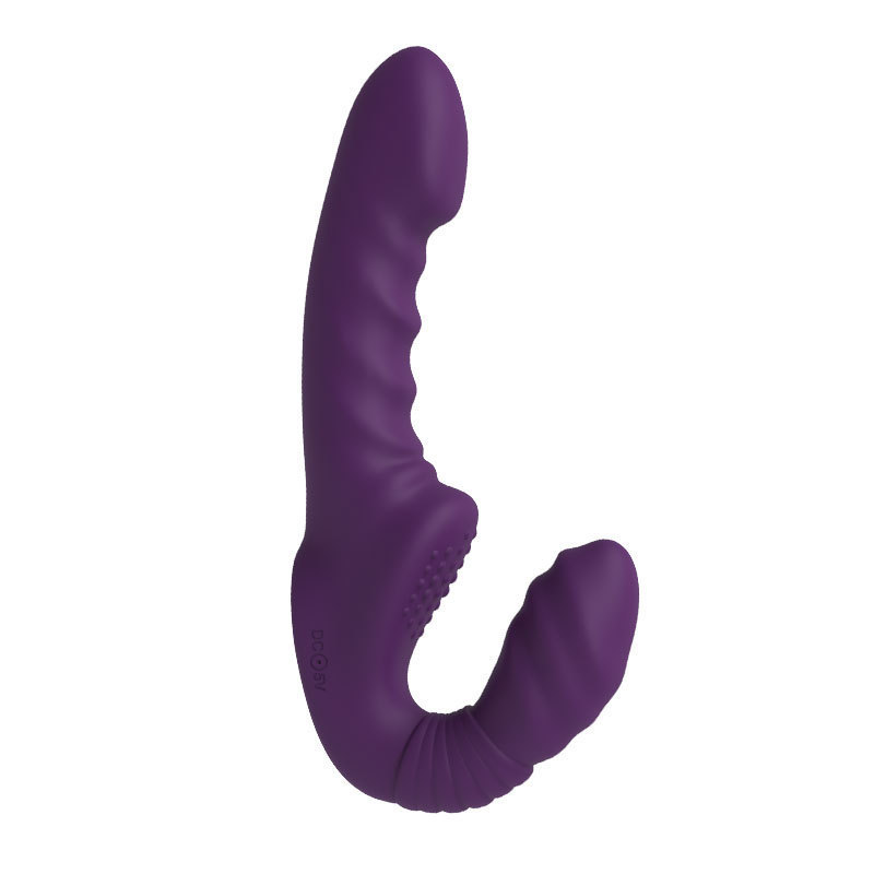 Dildo realistico vibrante in silicone a tre punti con telecomando wireless, prodotti per adulti a doppio uso, all'ingrosso_voghion.com