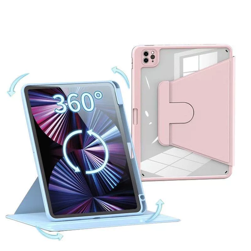 Подходит для Apple iPad 5-го/6-го поколения защитный чехол 720° вращение iPad10.2 кожаный чехол iPad10 с отсеком для стилуса