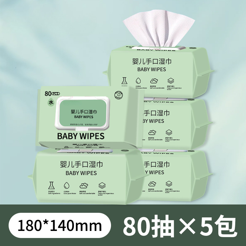 Paquete de toallas húmedas para bebés gruesas para bebés recién nacidos, toallas húmedas especiales para limpieza de manos y boca al por mayor
