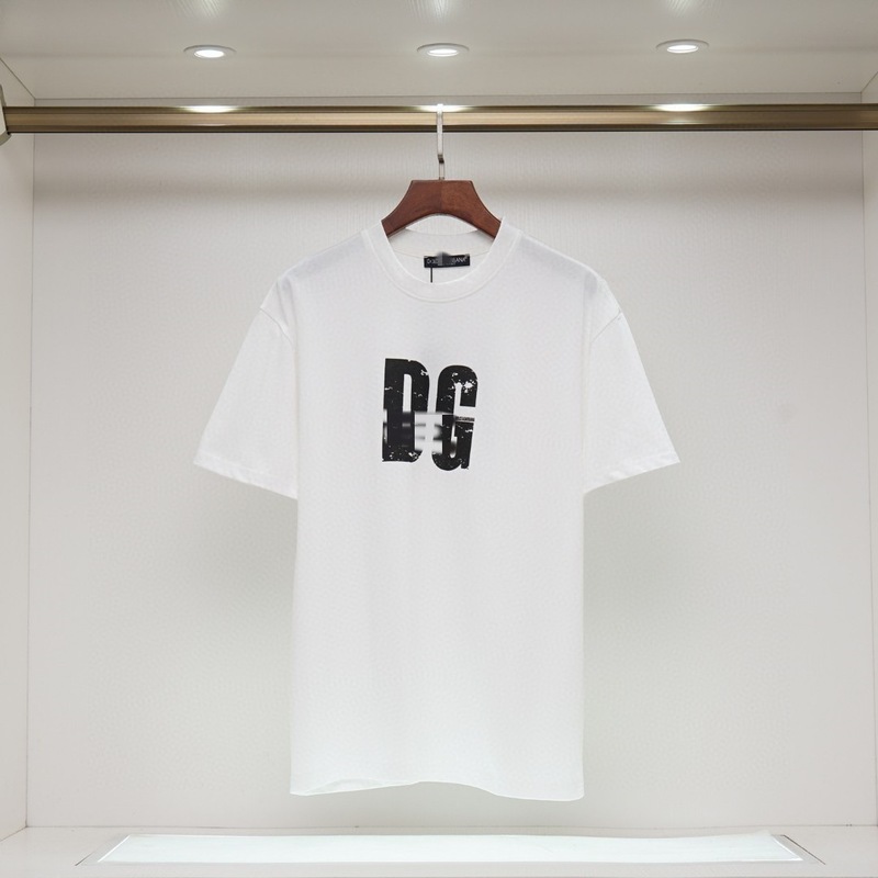国境を越えた25ss夏の新型230グラムの双糸綿はアルファベットロゴで男女の同じファッションtシャツを刺繍している|undefined