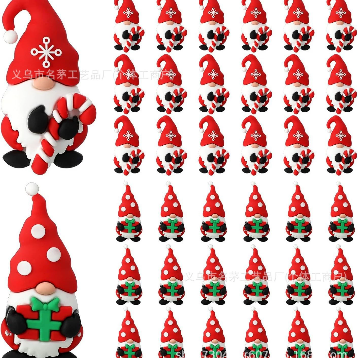 PVCmini Рождественские гномы украшения Настольный Коллекция Статуэтки Рождественский праздничный подарок Christmas