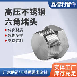 不锈钢锻件DN15堵头304L不锈钢堵头外六角不锈钢堵头来图制作密封