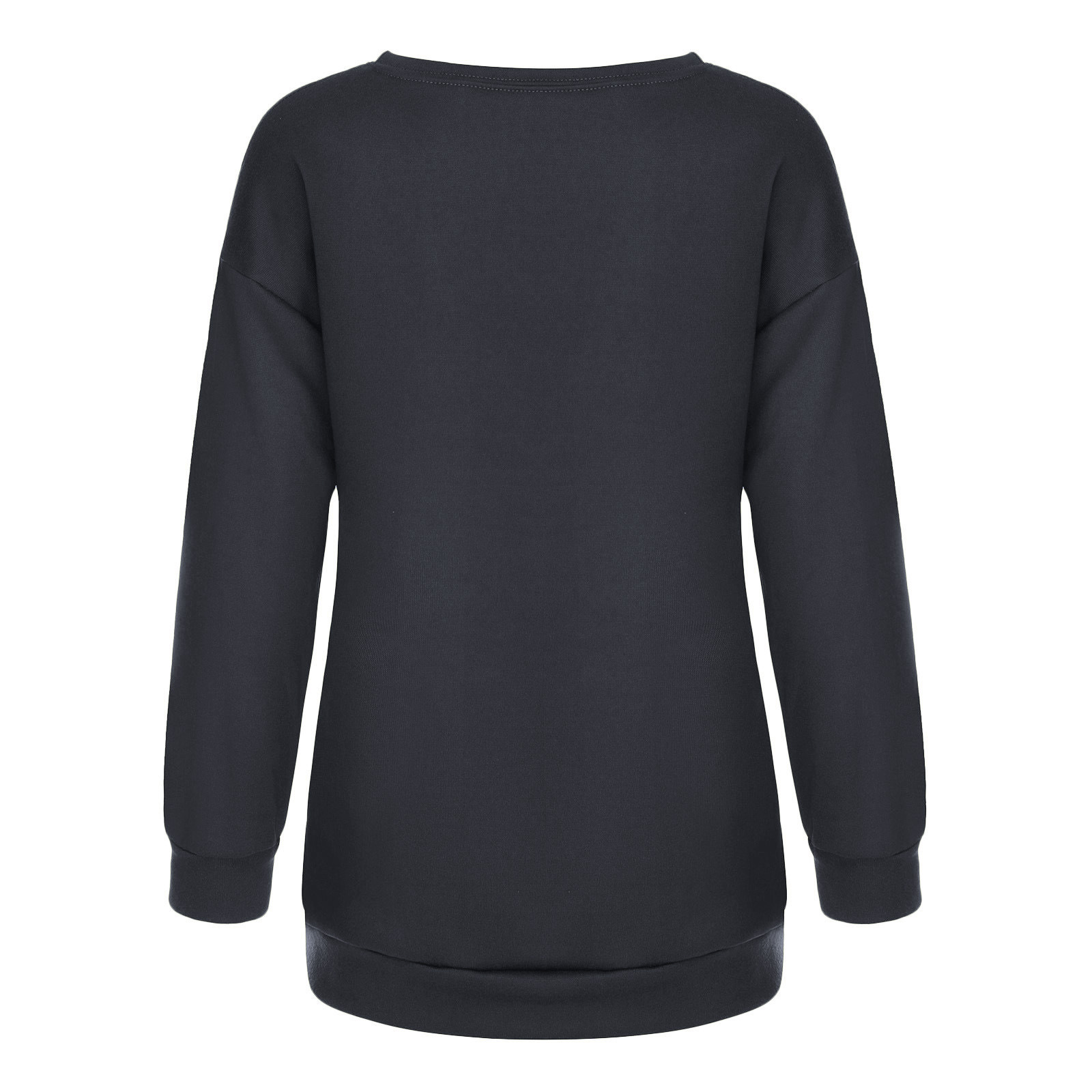women s round neck dropped shoulder loose pineapple print fleece sweatershirt nihaostyles wholesale clothing NSYUM79731