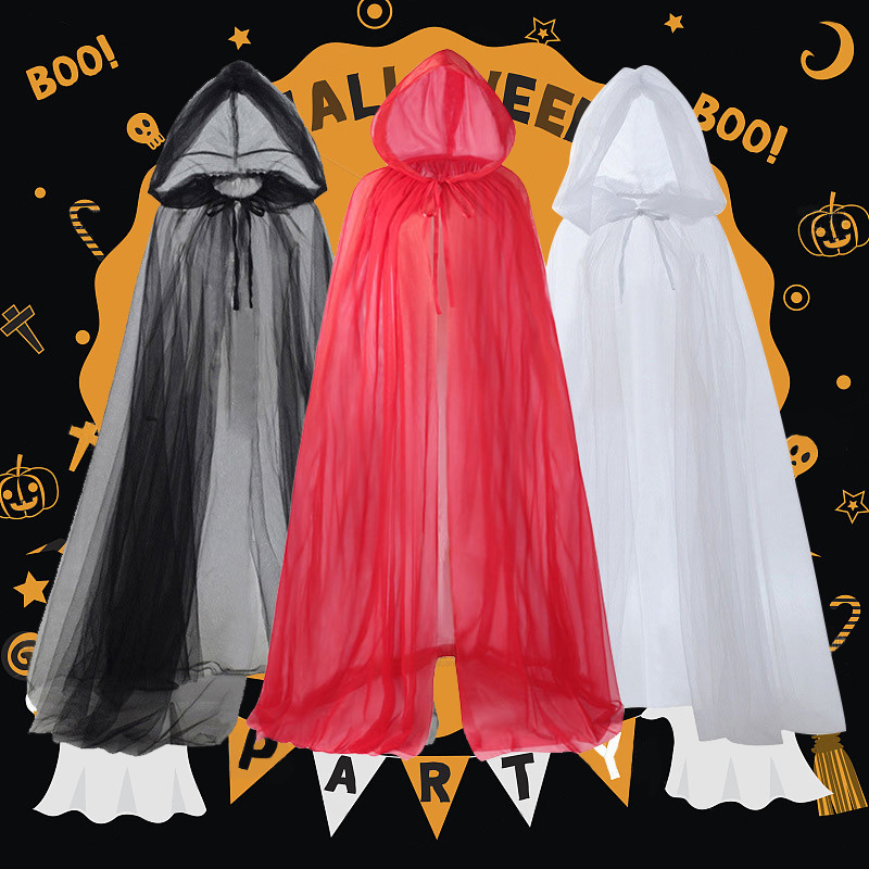 Halloween Bridal Cloak Adult Horror Vampire Princess Dress Witch Cosplay Masquerade Costume