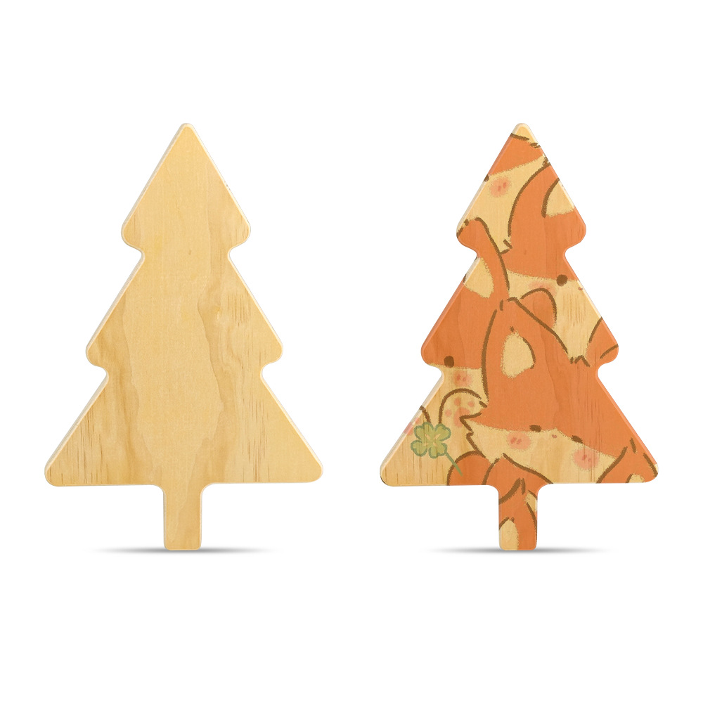 Sublimación transfronteriza madera contrachapada queso queso tabla de cortar DLY hogar al por mayor