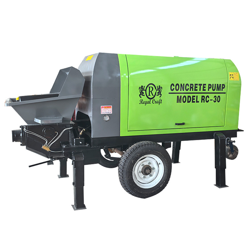 Nueva bomba de estructura secundaria de alto rendimiento máquina de alimentación pequeña bomba de transporte de hormigón bomba de suelo máquina de fundición de mortero bomba de lechada