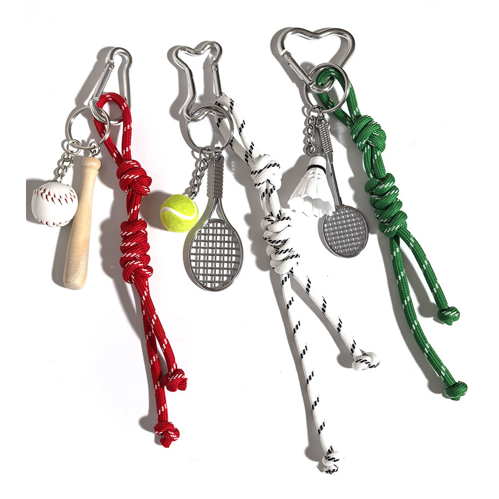 Nylon Rope Bag Phone Chain Backpack Luggage Tag Pendant Woven Men's and Women's Bag Decoration Pendant Wholesale