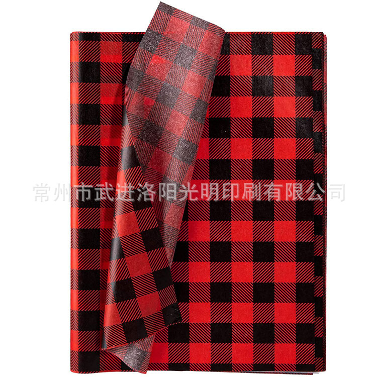 빨간색과 검은색 격자 무늬