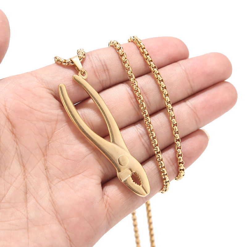 Wholesale Jewelry Retro Scissors Spoon Kitchen Knife 304 Stainless Steel Plating display picture 3