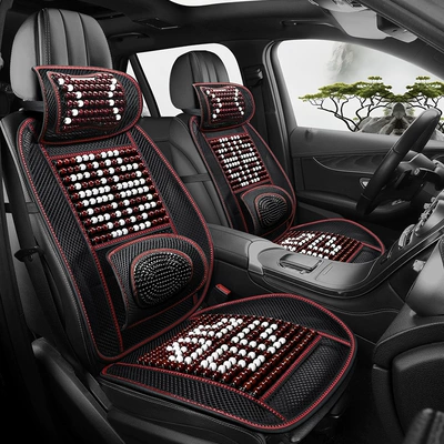 Cool pad, wooden bead cooling pad single seat