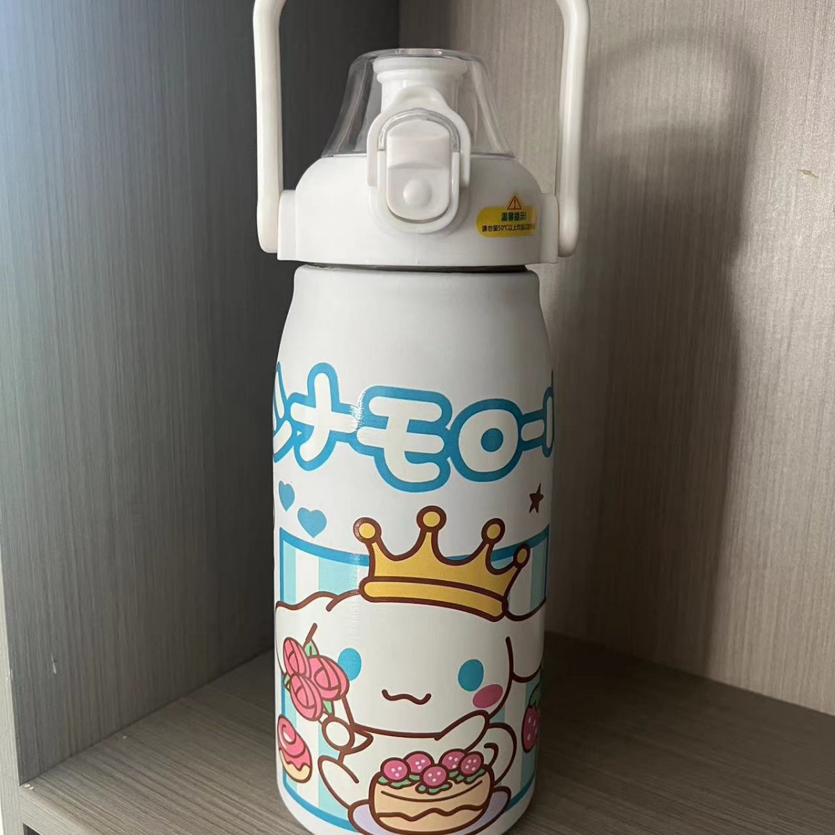 Cruzar la frontera caliente de gran capacidad olla grande de acero inoxidable taza de aislamiento elástico tapa olla portátil con paja taza de agua al aire libre