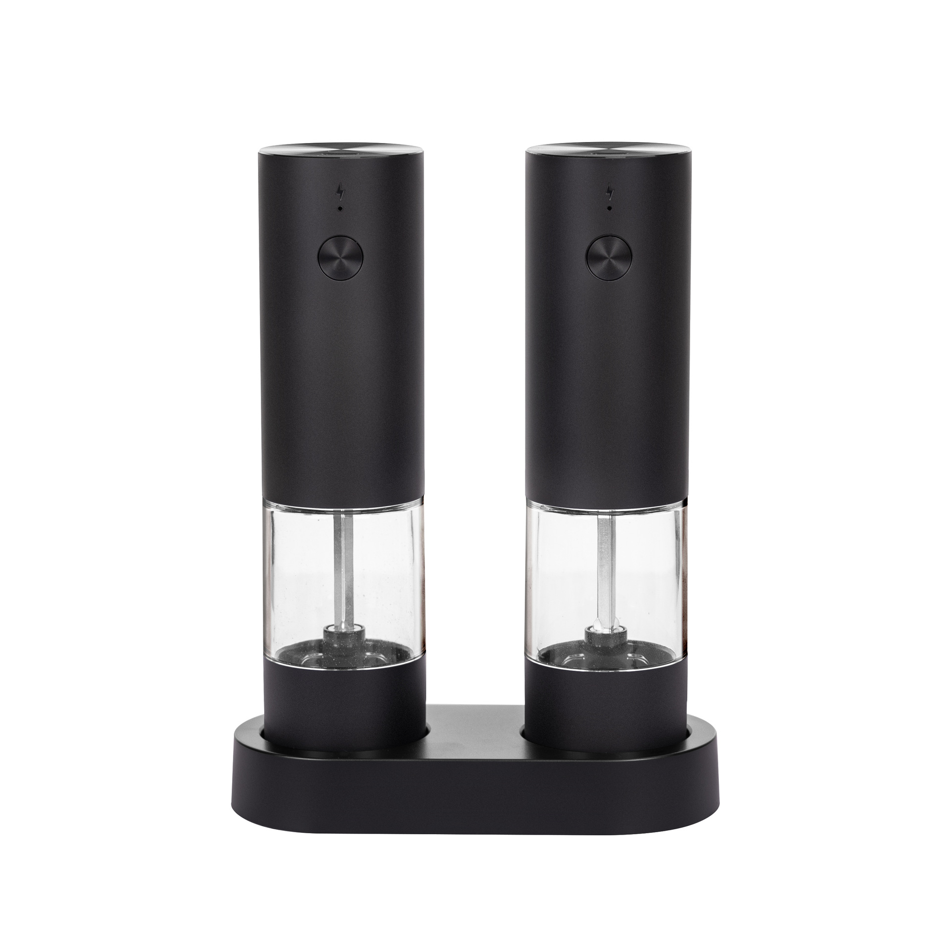 Molino de pimienta eléctrica molino de sal marina de pimienta doméstica base USB doble carga combinación de fábrica de origen