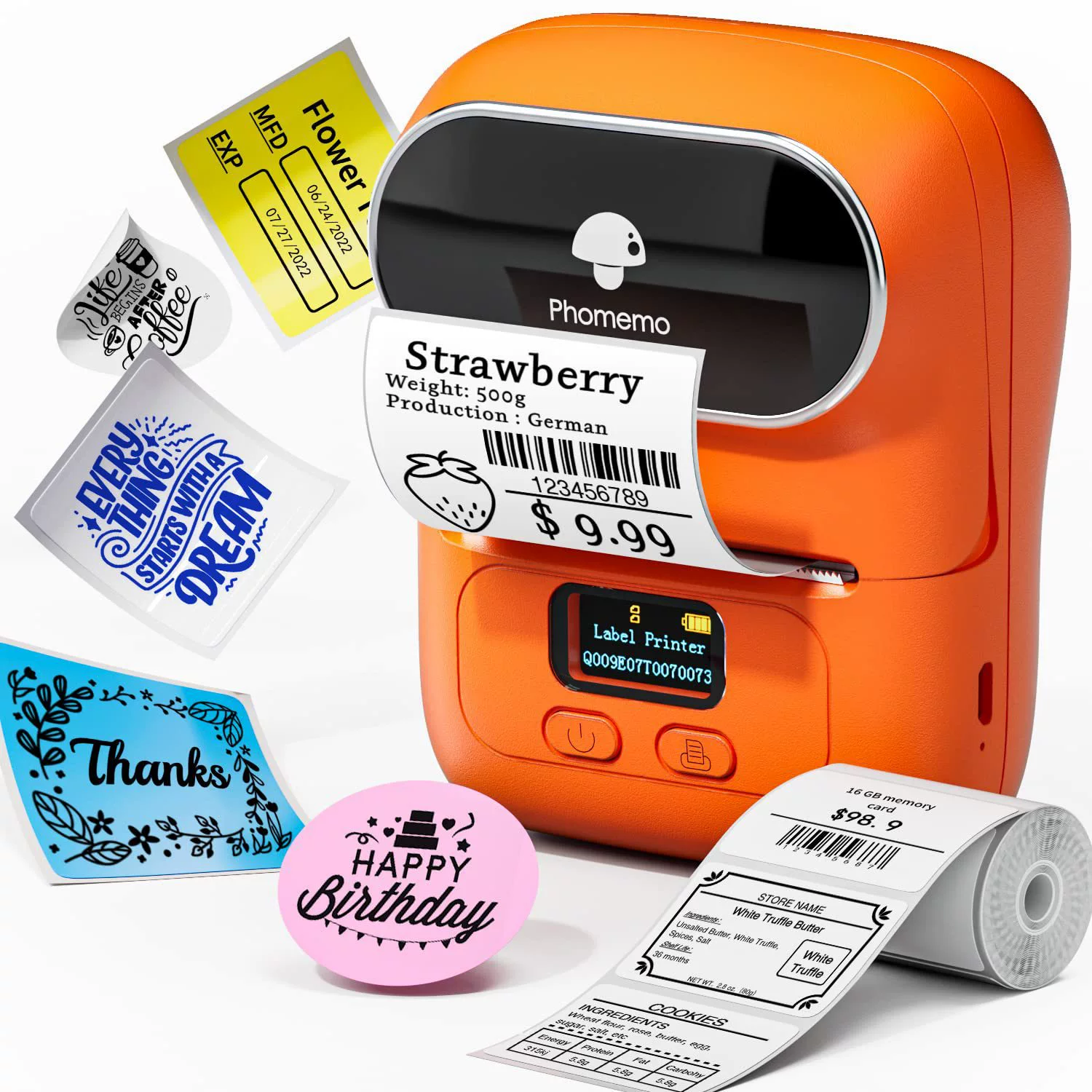 Phomemo (Cross-border trading), printer for commercial use, bluetooth