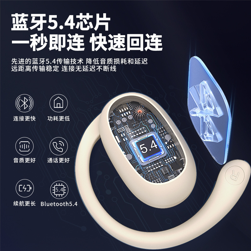 GT512 nuevo alta calidad de sonido ultra larga duración Bluetooth 5.4 pantalla digital modelo privado auriculares Bluetooth