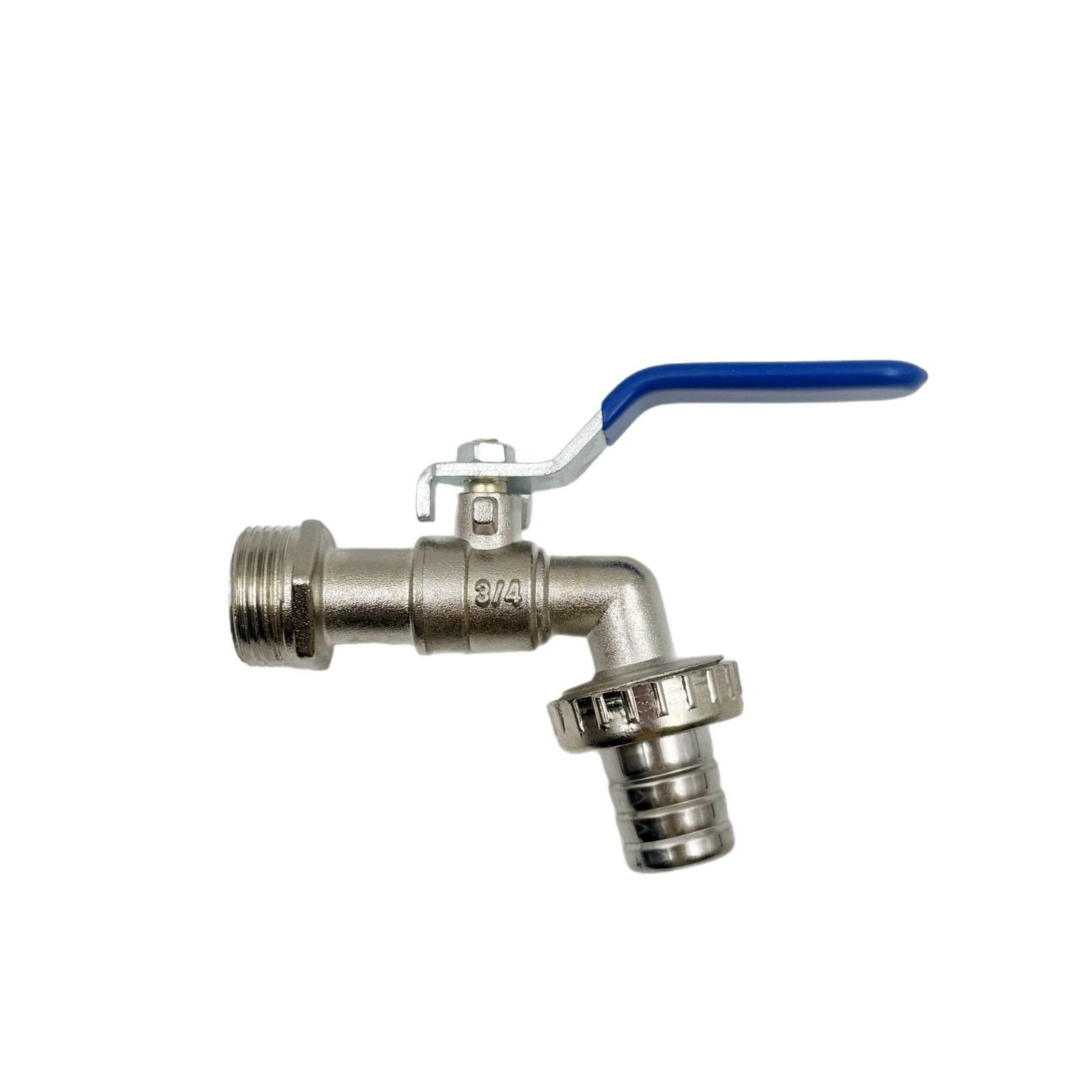 Cross-border 4/6 blue flat handle faucet with split faucet/pacifier zinc alloy faucet details Picture