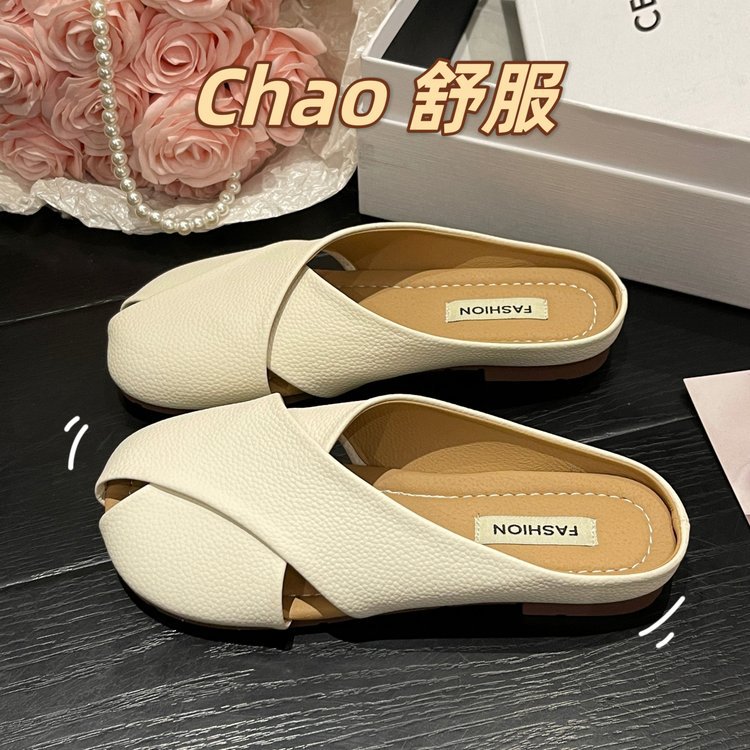 Mules donna in vera pelle morbida scarpe basse comode estive_voghion.com