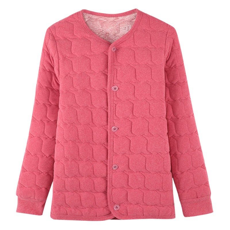 妈妈装棉袄批发德绒加绒加厚棉衣2024冬季中老年女士棉服德绒面料