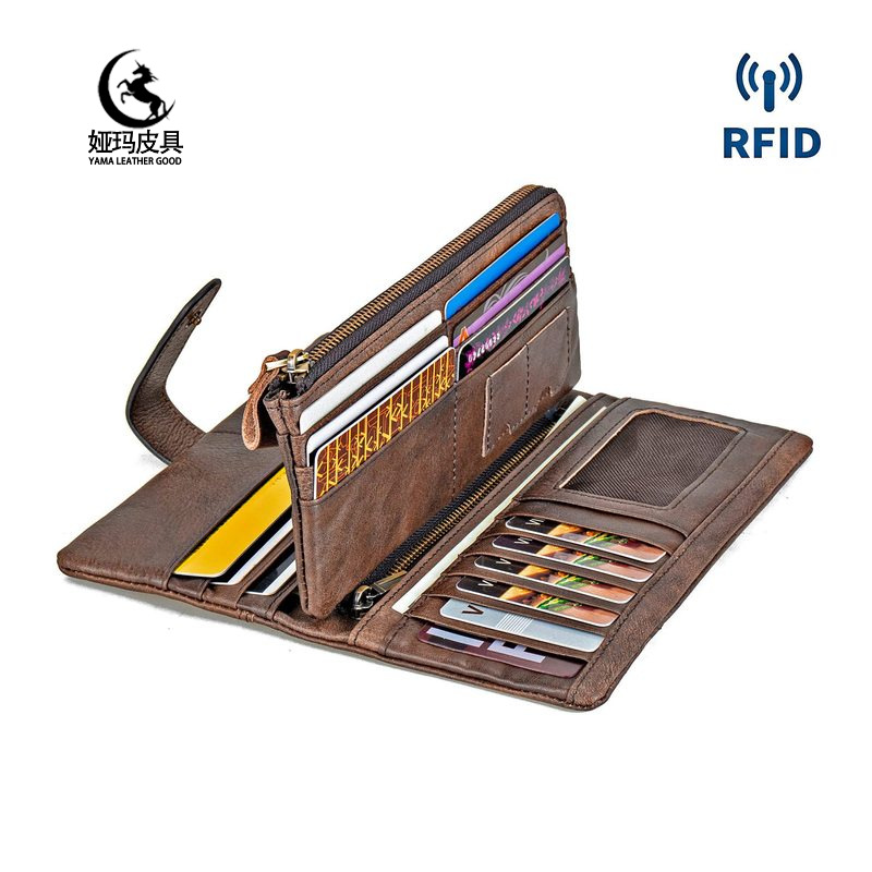 Retro long removable wallet