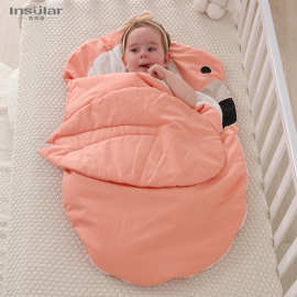 宝宝包被春秋全棉卡通婴儿保暖睡袋宝宝睡袋空调被0-18月睡袋批发