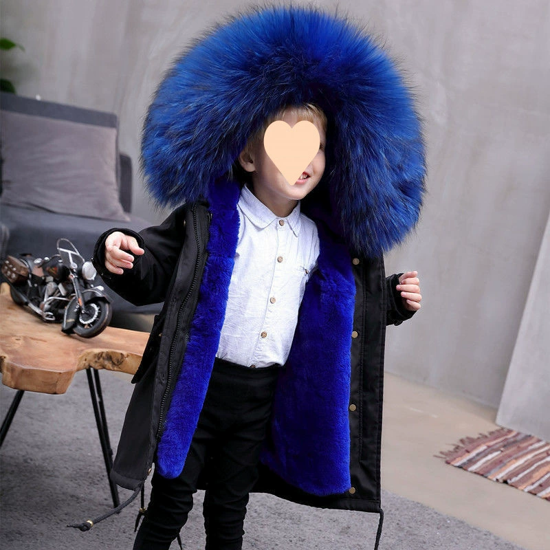 Warm children's removable down jacket for men and women