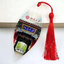 叶脉书签国内名校清华北大风光校训纪念读书励志中国风创意树叶签