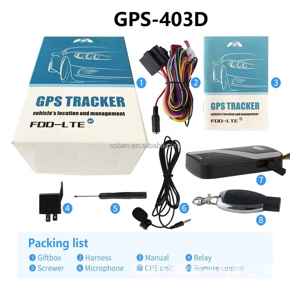 Gps403 Foreign Trade Version Tk403D Vehicle-Mounted 4g Gps Locator 4g Gps Anti-Theft Device Gps403D