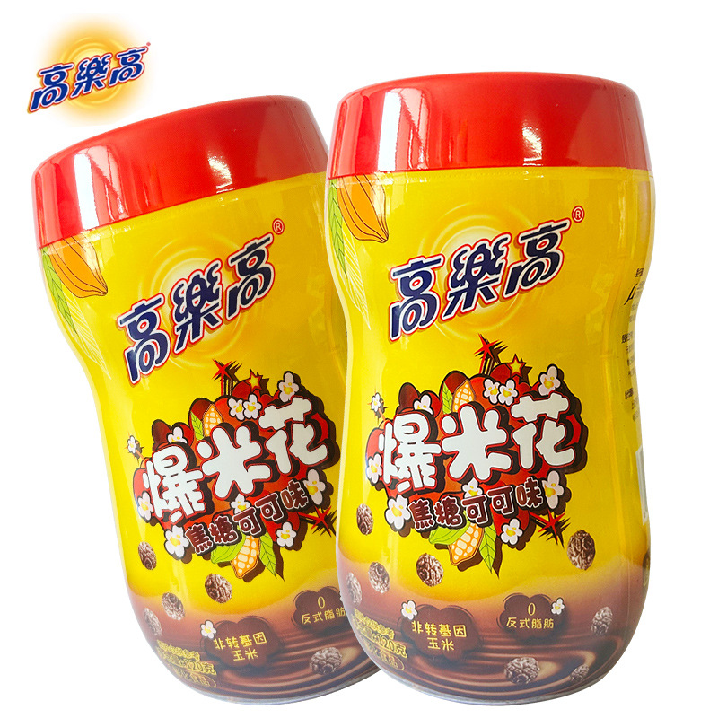 高乐高纯可可脂爆米花焦糖玉米花电影院解馋儿童健康休闲小零食