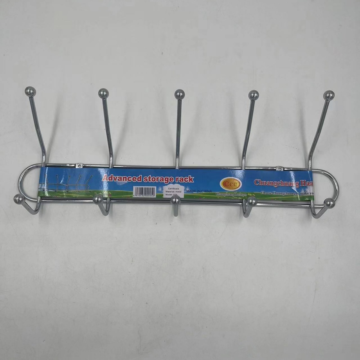 Perforación de gancho de pared de pared blanca gancho de sombrero de carga pesada arriba y abajo gancho de puerta detrás de una fila de gancho de pared de inodoro sin perforación gancho de ropa