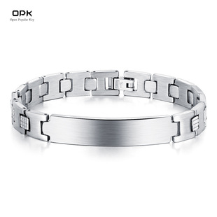 (Cross-border trading), accessory, men's adjustable bracelet stainless steel, direct factory sales, European style