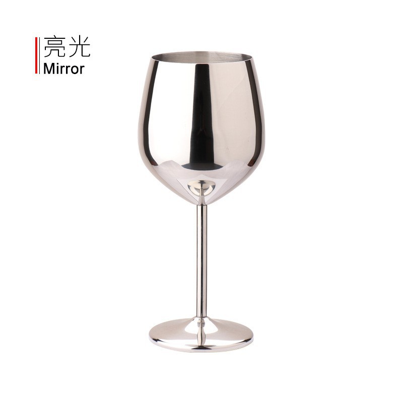 Juego de copas de vino de acero inoxidable transfronterizas, copas de vino y cócteles de alta gama, copas de champán personalizadas, personalización transfronteriza.