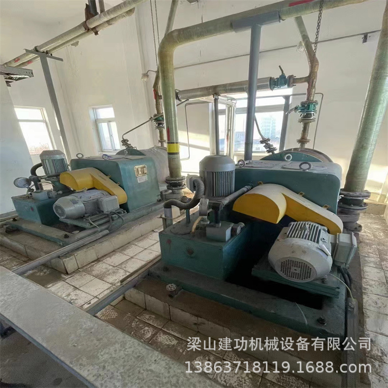 二手HR400-N双级活塞推料离心机 工业卧式螺旋卸料过滤离心机回收