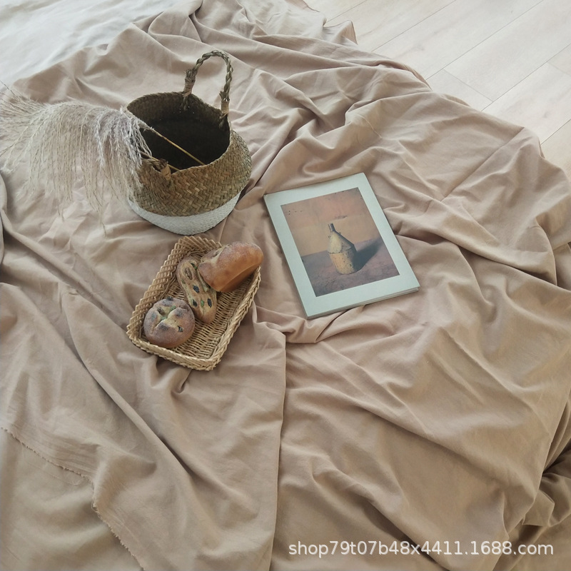 莫兰迪摆拍背景布ins拍照道具北欧简约复古摄影背景白色纹理棉布