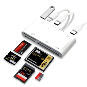 Применимо к Apple Typec Mobile Phone Computer xD Card Reader MSCF Card Card SD Card U Disk Mobile Hard Disk Reader