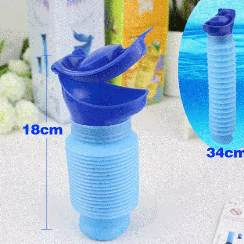 Portable car urinal for boys and girls children emergency retractable urine bucket baby urine bottle emergency urinal