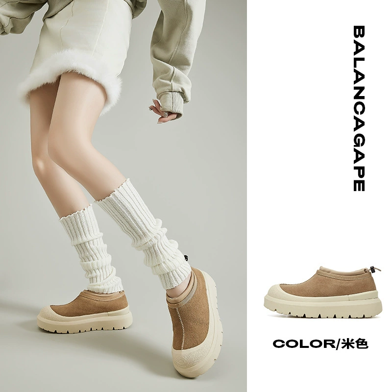 Wang Yibo тот же Тасман снежные сапоги женские зимние овечьи меха плюс бархат утолщенные теплые хлопковые сапоги с толстым дном